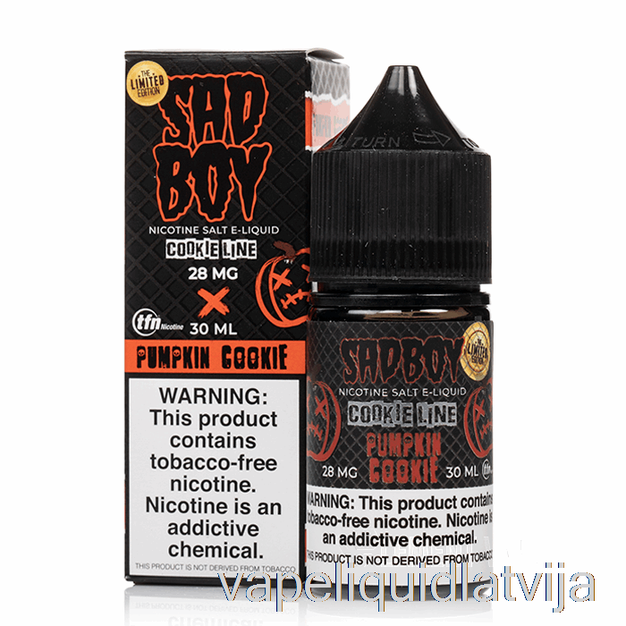 ķirbju Cepums - Sadboy Salts - 30ml 28mg Vape šķidrums